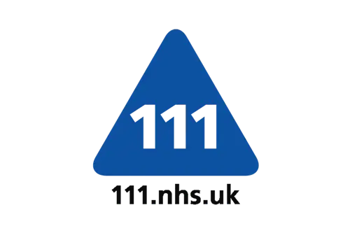 United Kingdom's national health service phone 111 logo