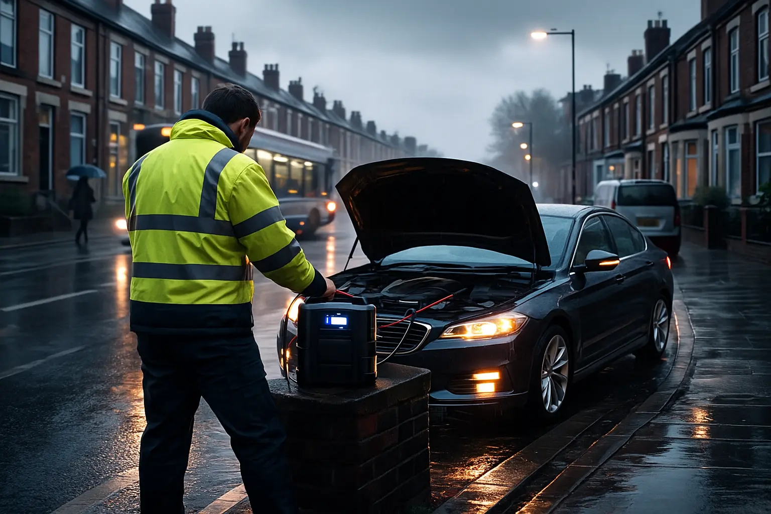 Emergency Car Battery Jump Start Service Manchester